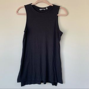 Athleta Treadlight Layering Tank Top Black Swing Sleeveless Stretch Size XS